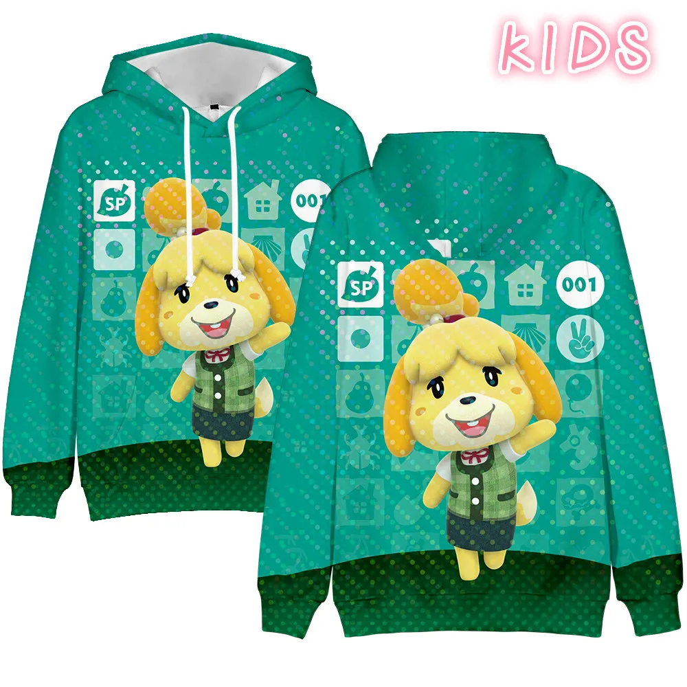 

Толстовка для мужчин и женщин, Детский свитшот с 3D-принтом животных, пересечение новых горизонтов, мультяшный персонаж, одежда для отдыха в ...