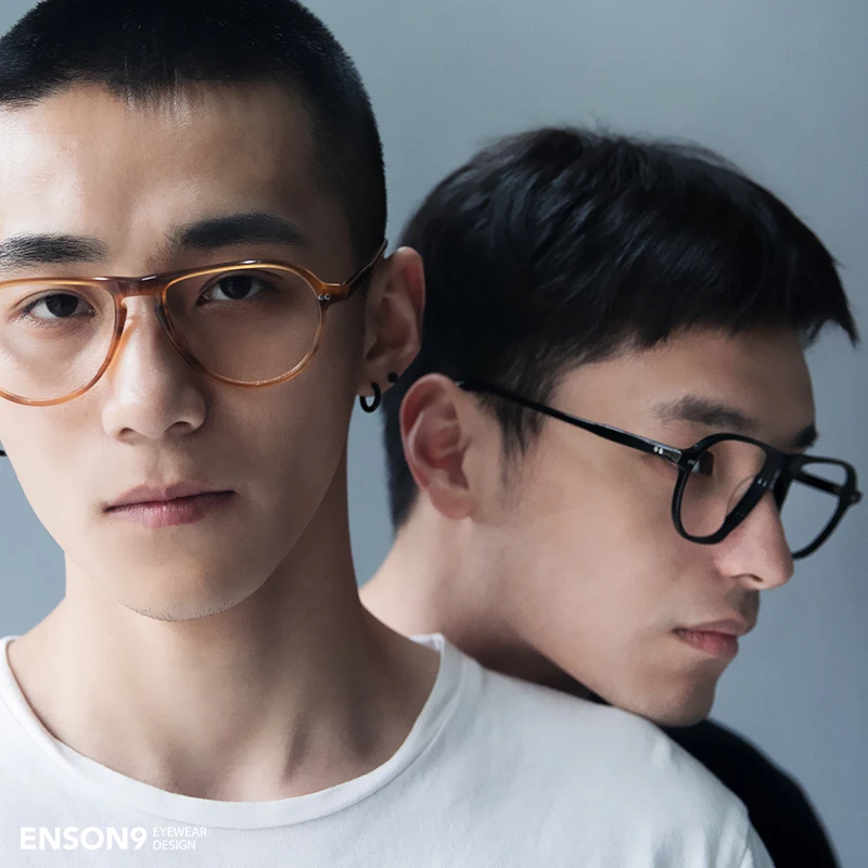 Очки с ацетатными линзами Vazrobe для мужчин и женщин авиаторы в винтажном стиле