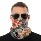 Японская змея и пионы, шарфы с цветочным принтом, маска для лица, трубчатый шарф, Балаклава, бандана, многофункциональный головной убор, езда на велосипеде, Пешие прогулки