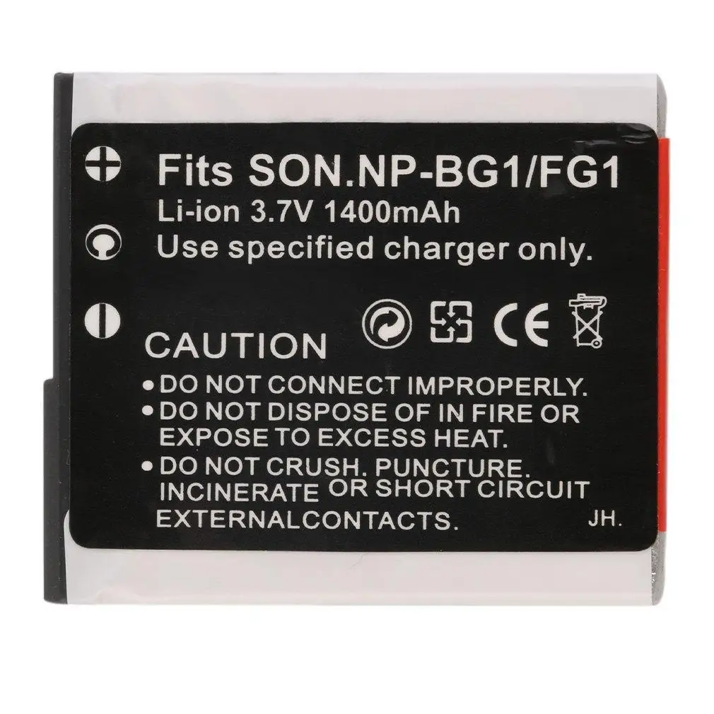 Новый 3 7 в 1400 мАч литий-ионная Расширенная Батарея для NP-BG1/FG1 с Чехол SL |