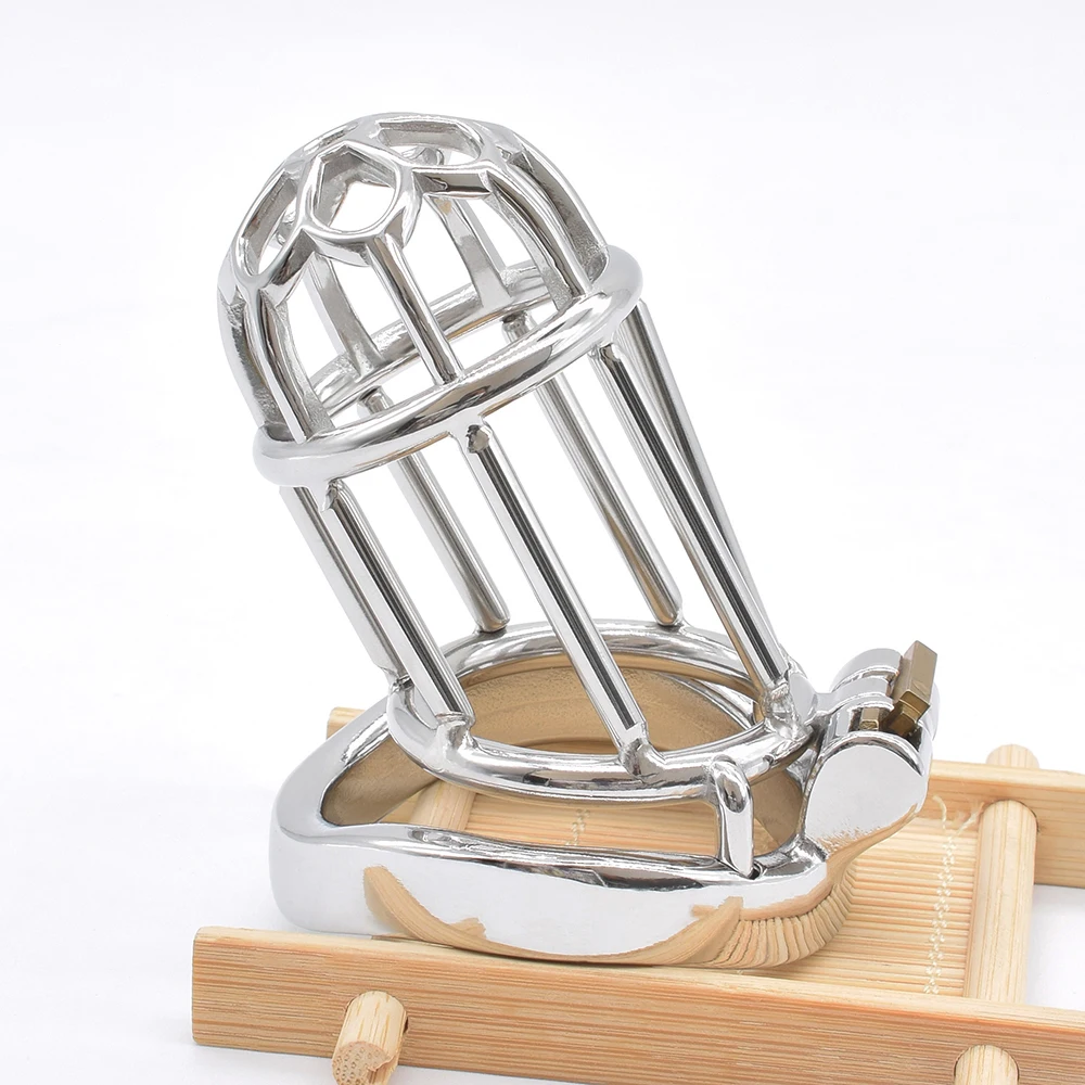 NUUN длинная металлическая клетка верности для мужчин из нержавеющей стали пениса