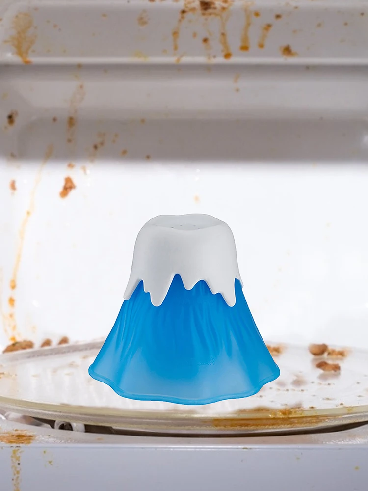 Microwave Oven Cleaner Erupting Volcano Shape Steam Easy Cleaning In Minutes Tool Home Kitchen | Дом и сад