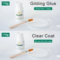 110g gilding glue for gold leaf foil water based glue for gold foil sheets craft paper home decoration gilding adhesive