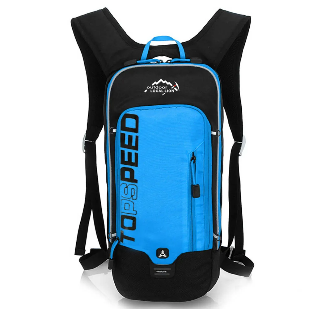Blue LOCAL LION 6L спортивные сумки Сумка для велоспорта походный рюкзак для верховой езды Водонепроницаемая дышащая велосипедная сумка - Цвет: Blue