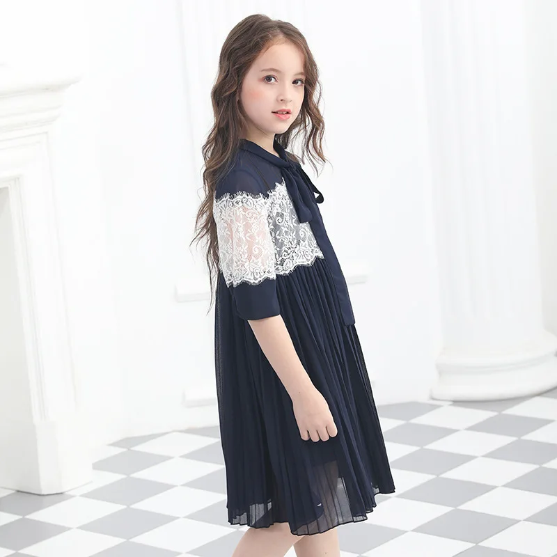 Кружевное платье принцессы костюм для подростков Детские платья больших девочек