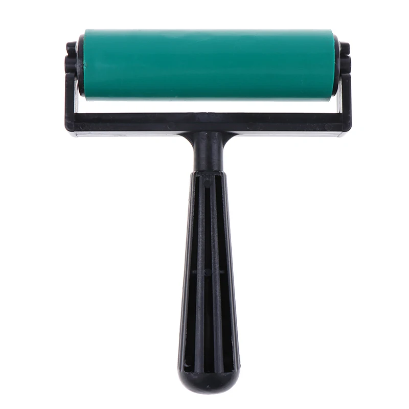 

1PC 10cm Roller Brush Rubber Roller Brush Brushing Craft Art Drawing Tools For DIY