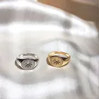 Популярный Логотип, холодный ветер, восстанавливающий древние традиции, цветок солнца круглый перстень