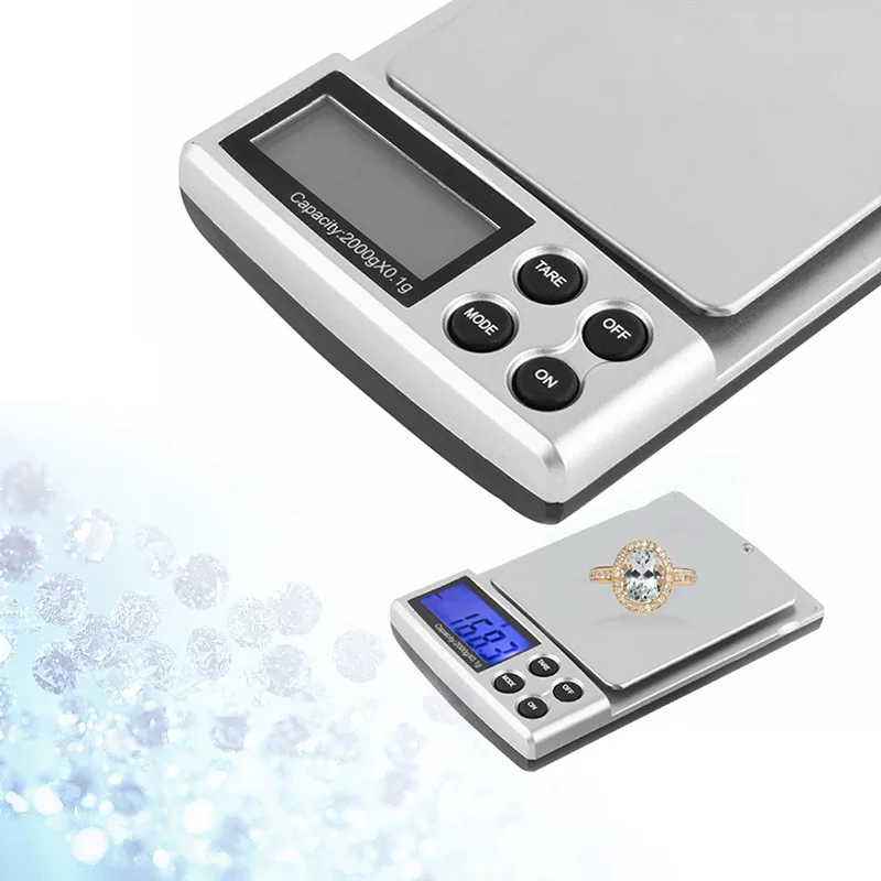 2000 г x 0 1 цифровые весы ювелирные изделия золотые серебряные монеты Gram Pocket Size