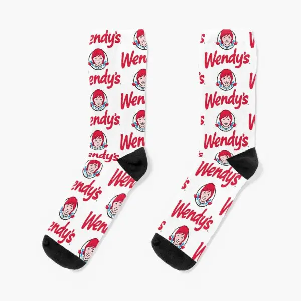 

Wendy Is Crew Socks Mens Best Ladies Women Funny Short Autumn Cotton Pattern Girls Cartoon Unisex Comfortable Cute Winter Black