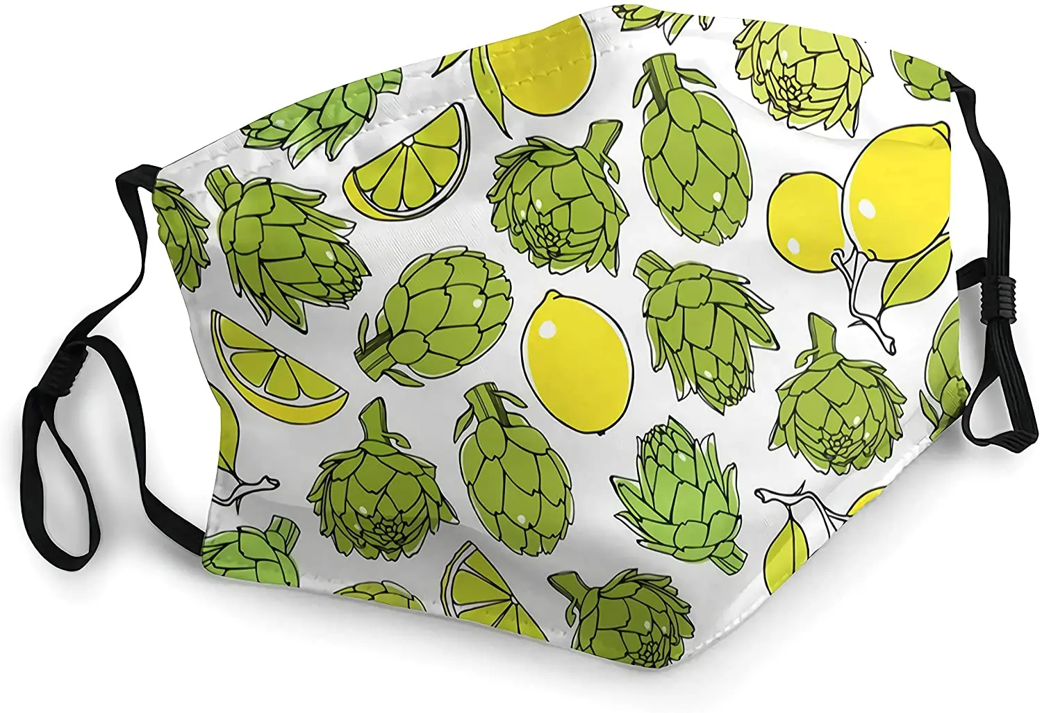 

Pinecone Lemon Fresh Color Custom Mask Mouth Mask Dust-Proof Can Be Washed And Reusable Mask Contain Two PM2.5 Filter Refills