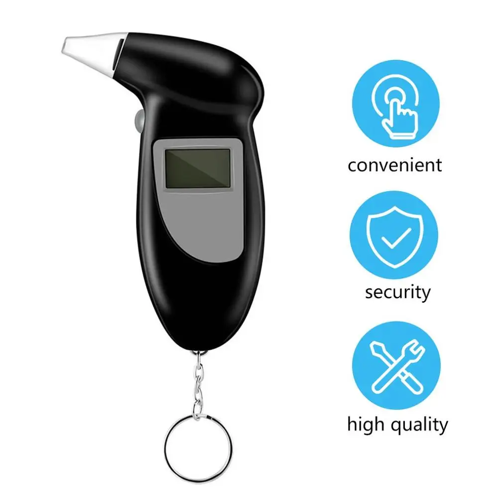 Hot Professional Digital Alcohol Breath Tester Analyzer Detector Test Keychain Device LCD Display | Автомобили и мотоциклы