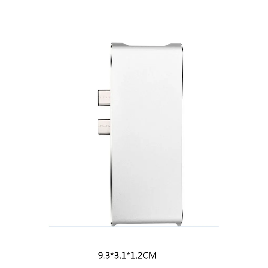 

Dual Type-c To HD USB3.0 Adapter SD TF Memory Card Reader Aluminum Alloy USB-C Converter Hub