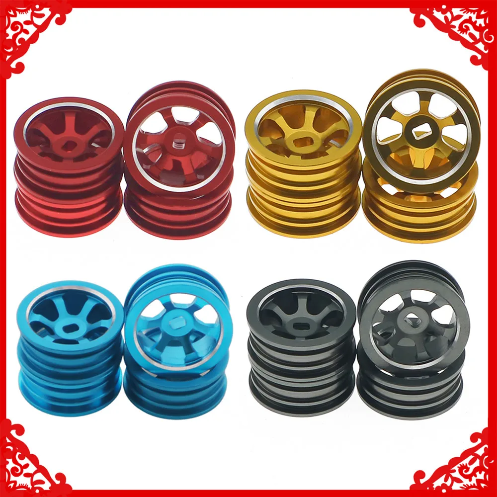 Сплав 6 спиц обод колеса для rc хобби модель автомобиля 1/28 Wltoys K969 K989 P929 дрейф ралли