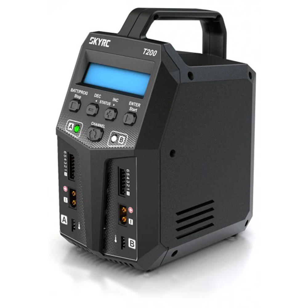 Высокое качество SKYRC T200 2X100W 12A AC/DC DUAL Battery Balance Charger для 1 6S Lipo/LiHV/LiFe/LiIon батареи