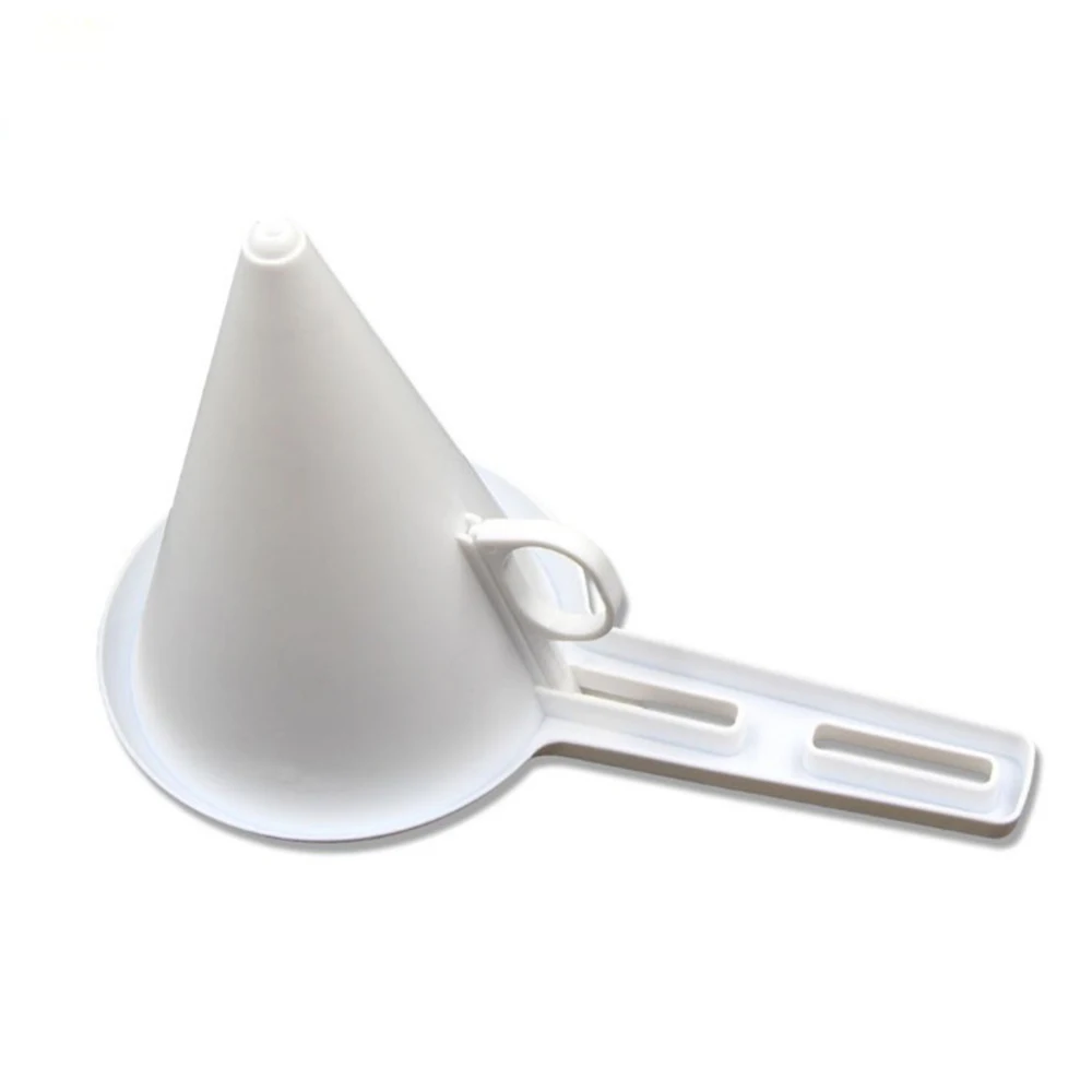 1pc Kitchen DIY Funnel Adjustable plastic Chocolate Candy White Mold for Ice Cream Cake Decorating Dispenser Baking Tool |