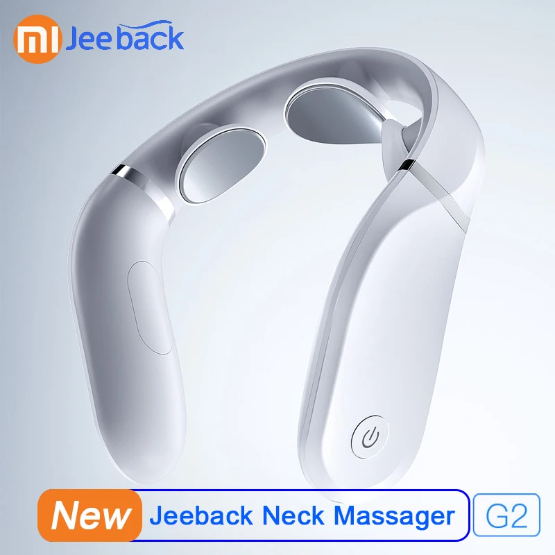 

Xiaomi Jeeback Cervical Massager G2 Far Infrared Heating Pulse Neck Massager L Shaped Wear With Mijia App Neck Massager Youpin