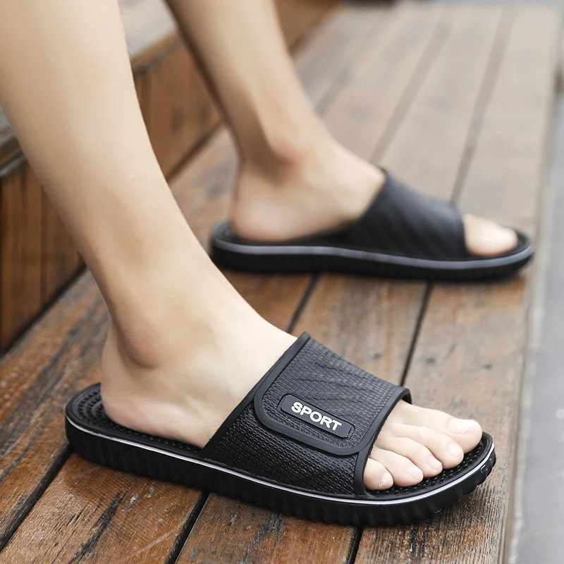PUPUDA/мужские тапочки Сезон лето Новинка Легкие классические модные домашние
