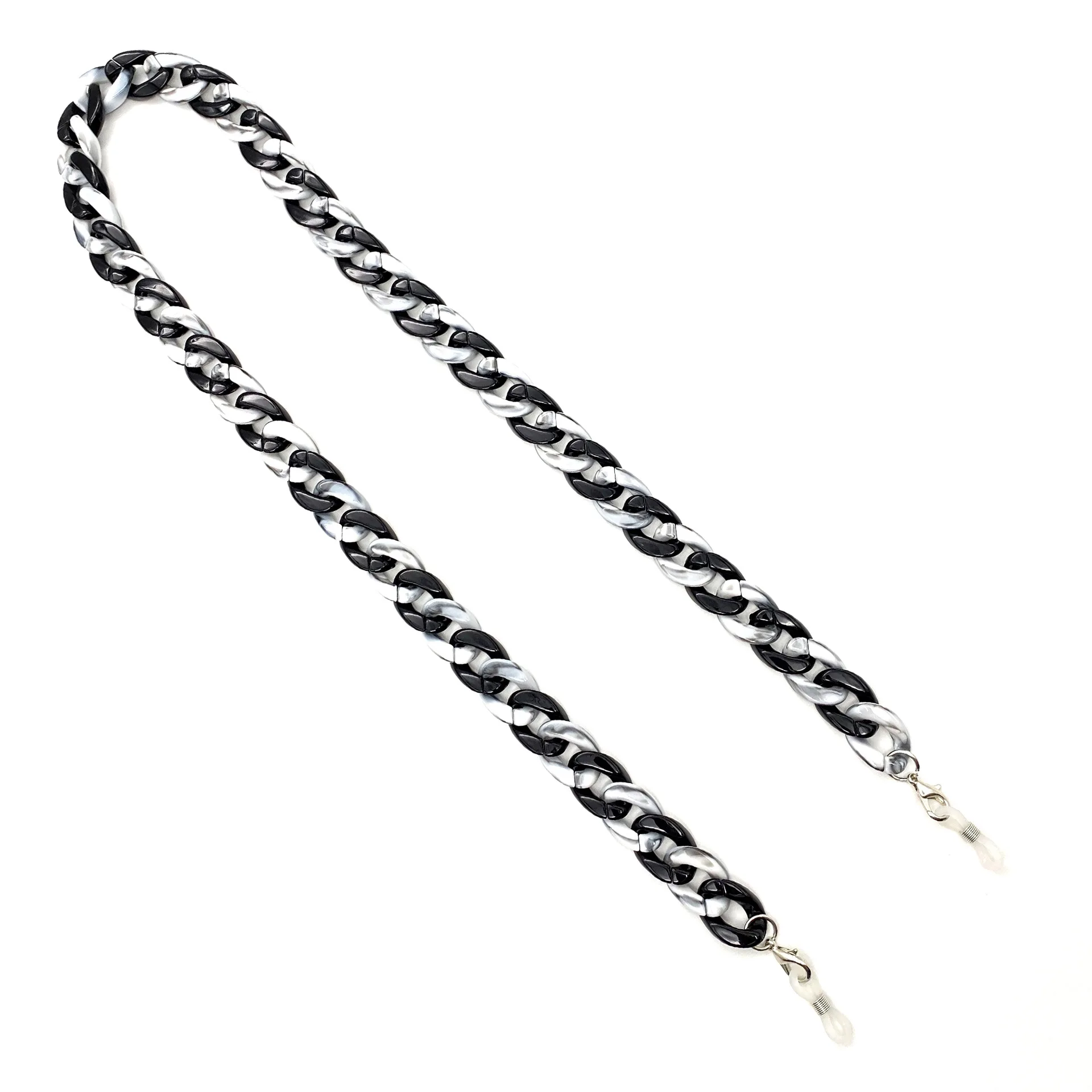 

2021 Simple Casual multi-color Acrylic Mask Chain Fashion Women sunglasses chains holder lanyard neck strap