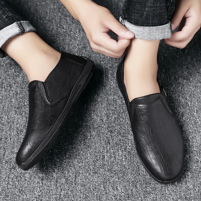 

Best Selling Casual Shoe For Men Cheap Loafers Men Shoes Popular Mens Driving Shoes Comfortable Men Flats Casual Shoe Size 39-44