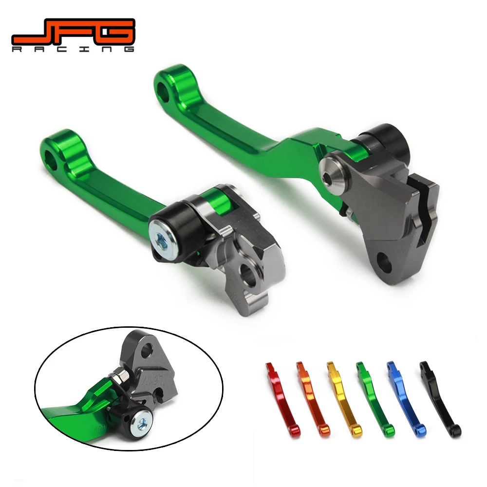 Поворотный складной рычаг тормоза сцепления CNC для KAWASAKI KX125 2006 2008 KX250 2005 KX250F 2012 KX450F