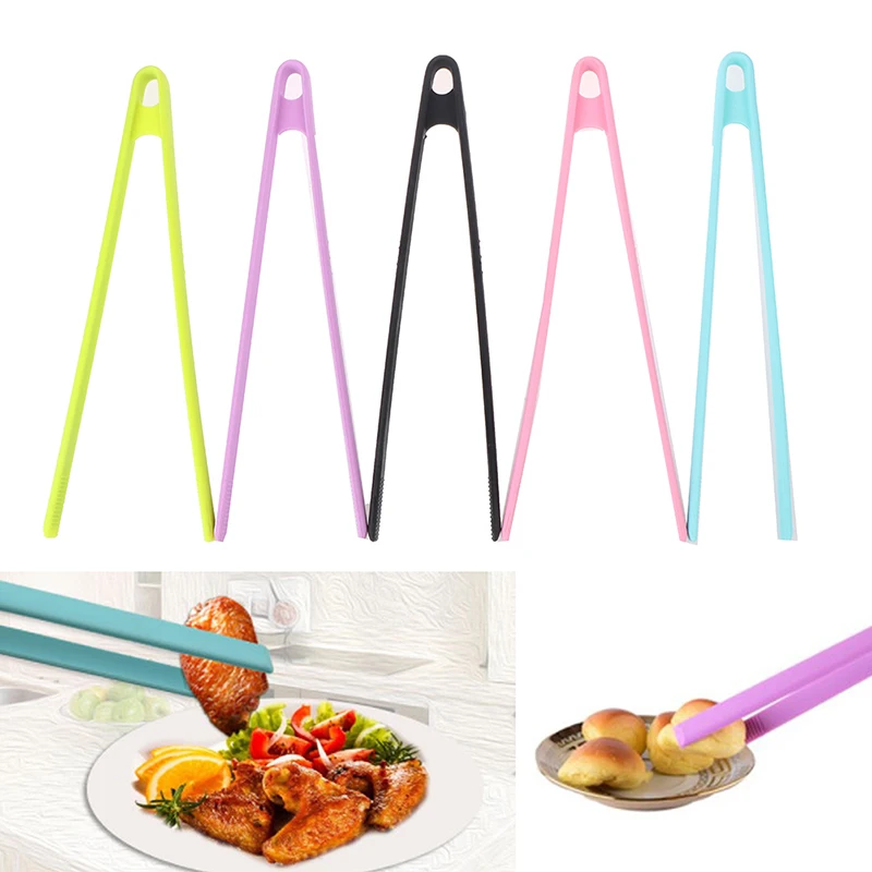 

Food Grade Silicone Kitchen Tongs Long Handle Non Slip Silicone Barbecue Tongs
