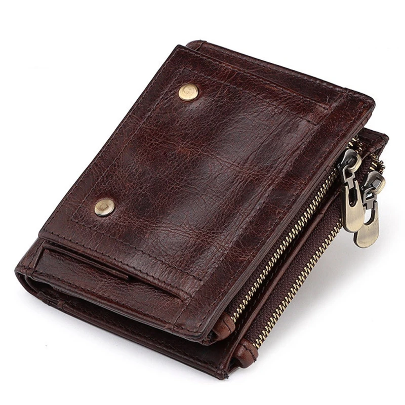 

Men's RFID Business Leather Wallet Pocket Credit Card Holder Bifold Purse New 2021