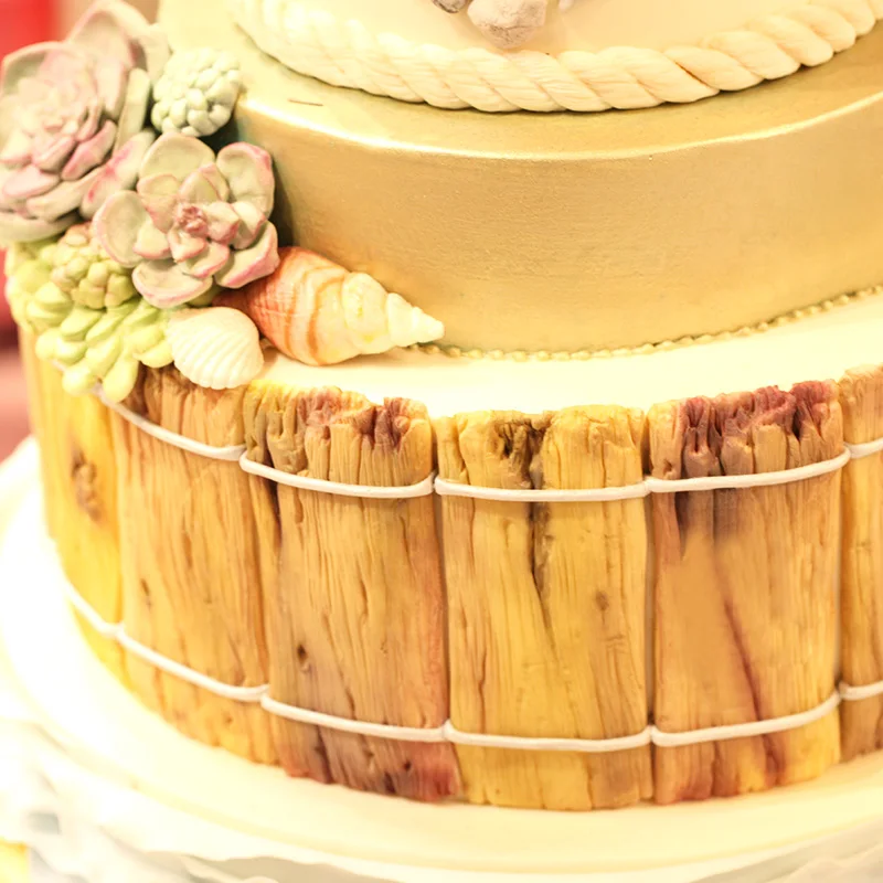 

1pc Tree Bark Texture cake mold fondant mold silicone mould cake decorating tools DIY cake baking Tools FTM1434