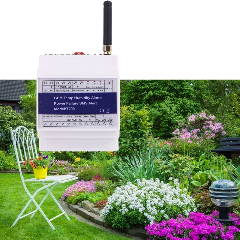 GSM реле контроля температуры и влажности T200 для удаленного мониторинга участка