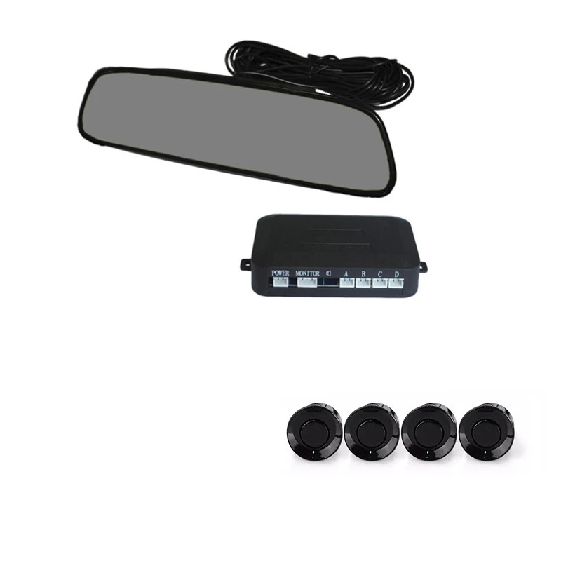 

Car Vehicle Parking Sensor System Rearview Mirror Buzzing Probe Reverse Backup Radar Monitor System Detecting Distance