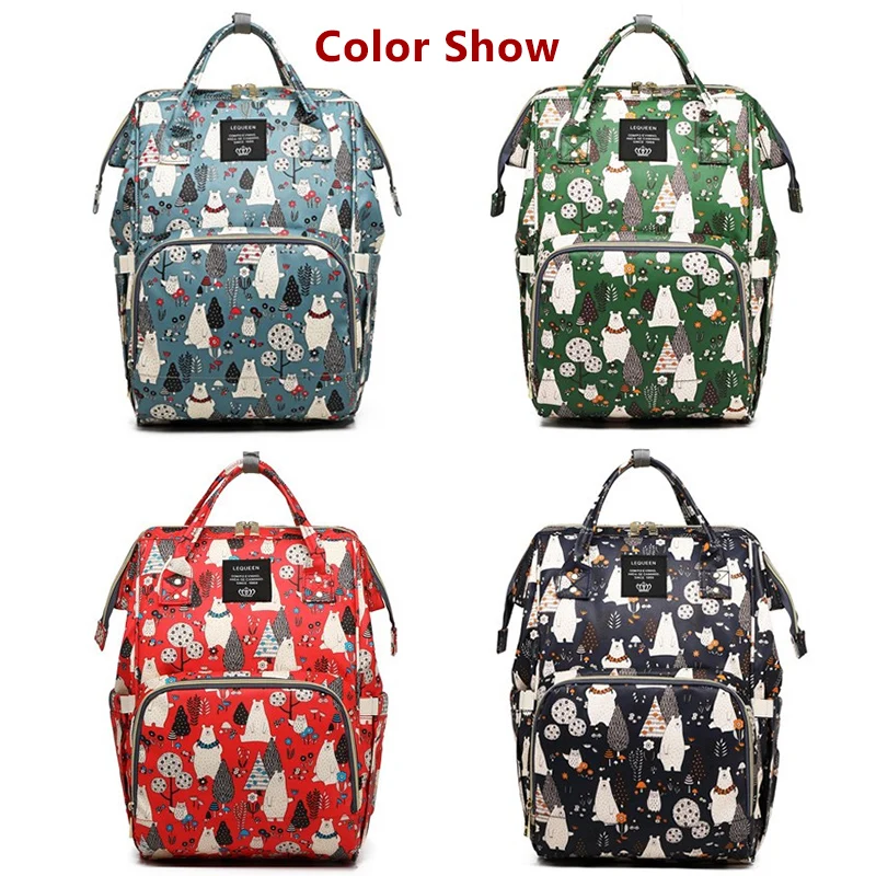 Сумка для подгузников Lequeen дорожный Многофункциональный рюкзак мам