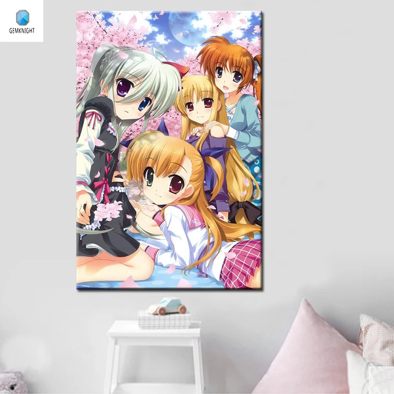 Раскраска по номерам волшебная девушка лирическая наноха сделай сам картина