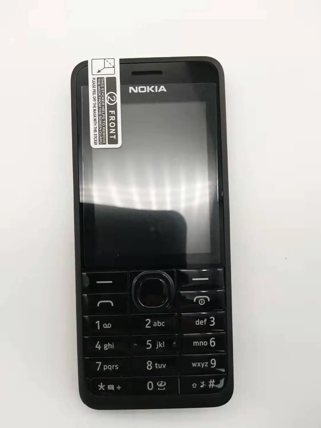nokia 301 refurbished original wcdma 2 4 one sim cards 3 2mp mobile phone refurbished phone free global shipping