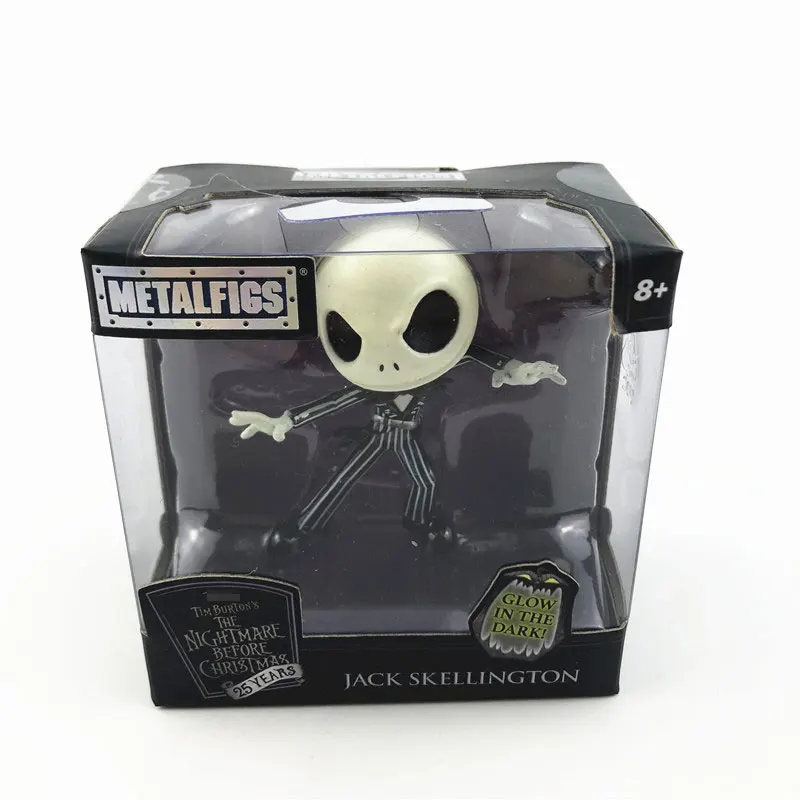 JADA мультфильм фильм фигурку модель игрушки Джек Скеллингтон 2 5 ''литья под