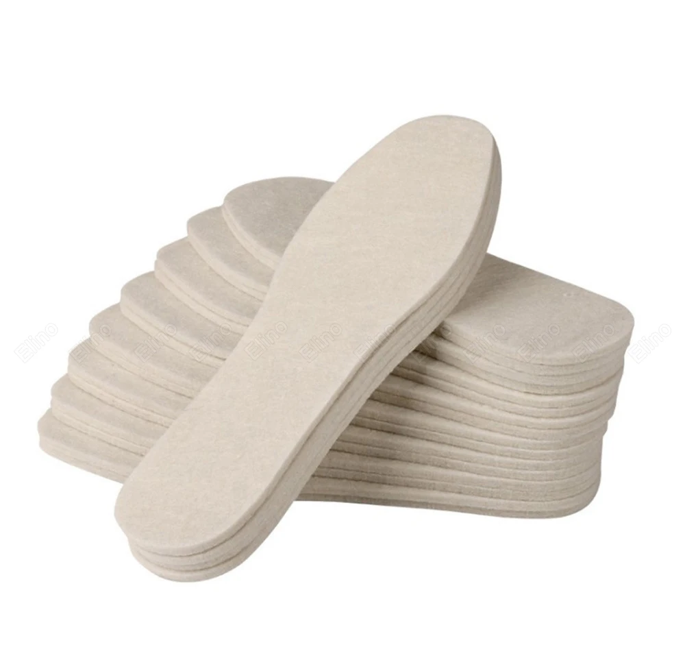 Детские носки 5 пар шерстяные фетровые стельки утолщенная теплая стелька для