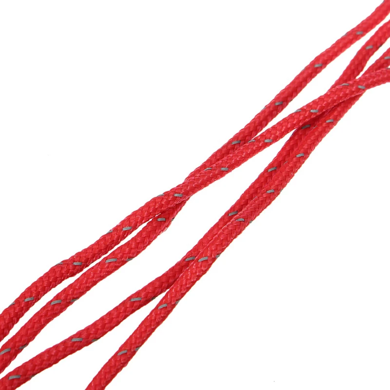 

4Pcs/set 4m Reflective Cord Guy Line Rope For Camping Awning Tent Tarp Paracord Outdoor Camping Tent Accessories