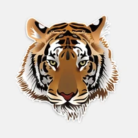 fuzhen boutique decals exterior accessories personality tiger head decal car sticker waterproof stickers pvc 14cm
