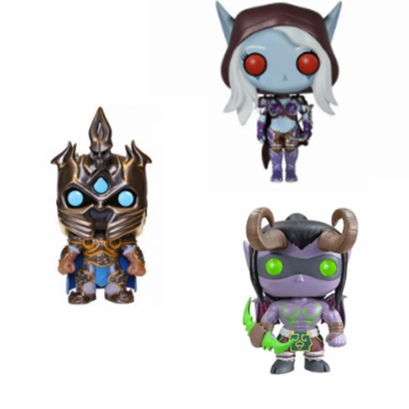 Виниловые экшн фигурки Илдан лич Кинг Артас сильвас игрушки для детей|Игровые и