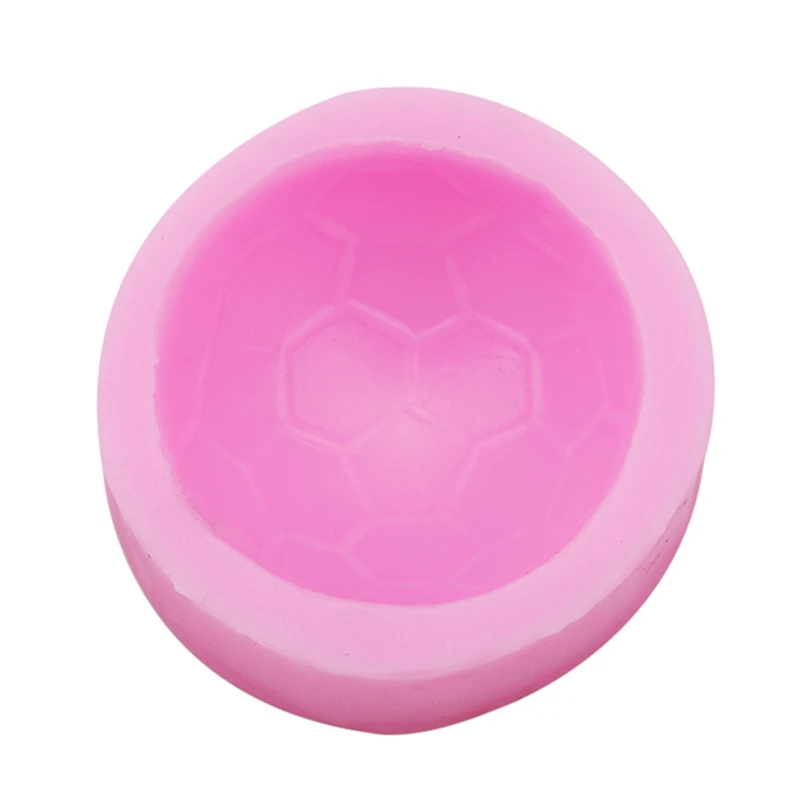 

Soccer Shape Silicone Mould 3D Ball Soap Mold DIY Fondant Sugar Process Chocolate Molds Cake Decoration Baking Accessories