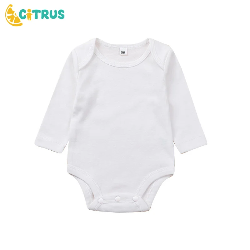 

Детские белые хлопковые футболки с длинными рукавами Треугольные Ползунки для мальчиков и девочек; Ползунки комбинезоны для новорожденных...