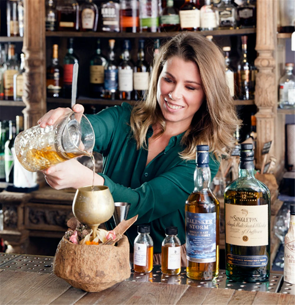 Барное ситечко пружинное коктейльное из нержавеющей стали Делюкс барные