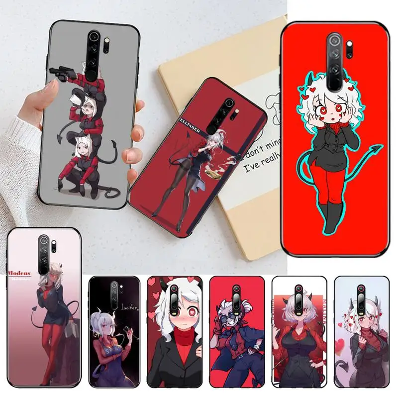 Милый мультяшный helltaker Новое поступление черный чехол для мобильного телефона