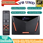 4K Ultra HD декодер GTMEDIA V8 UHD спутниковый ТВ-ресивер DVB-S2X  T2  C  ISDBT  ATSC-C (J.83B) Рецептор ТВ-бокс Встроенный 2,4G Wi-Fi Поддержка M3U CCam