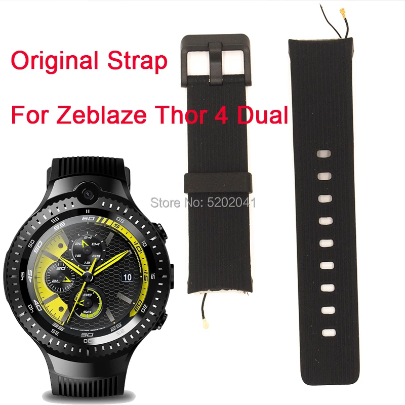 Оригинальные ремешки для ZEBLAZE THOR 4 Dual Smartwatch телефон часы наручные ремень ремешок