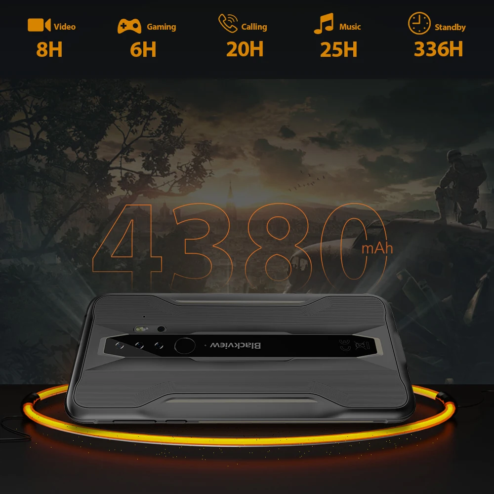 Смартфон Blackview BV6300 Android 10 0 Восьмиядерный 3 ГБ 32 IP68 водонепроницаемый 13 МП