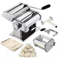 portable stainless steel craft polymer clay rolling machine press roller hand cranked handmade press pasta tools non wf1022