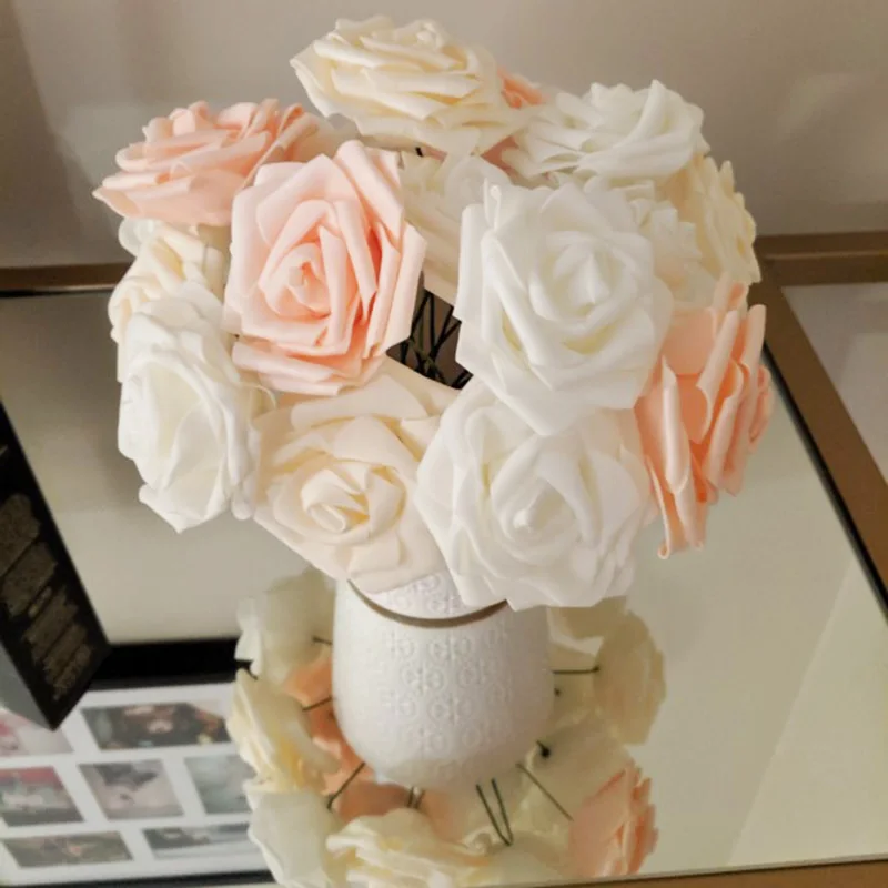 Свадебное украшение искусственная гирлянда венок Золотое металлическое кольцо