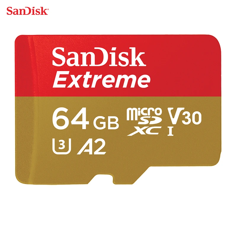 Карта памяти Sandisk micro sd 100% оригинал карта 64 ГБ 32 максимальная скорость чтения 90 м/с