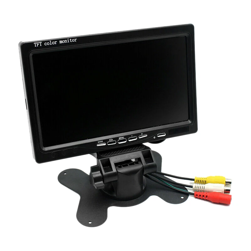 

12В-24В 7-дюймовый TFT LCD цветной HD монитор для автомобильной камеры заднего вида