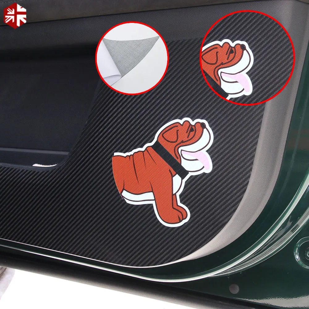 Углеродное волокно шаблон искусственная кожа автомобиля внутренняя дверь