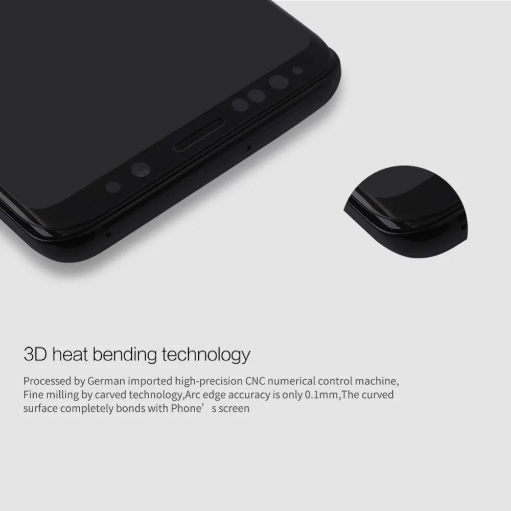 Полное покрытие для samsung Galaxy S9 / S9+ Защитная пленка для экрана NILLKIN 3D CP+ макс. Закаленное стекло Защитная пленка для samsung s9 plus